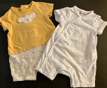 Lot de 2 combinaisons bébé