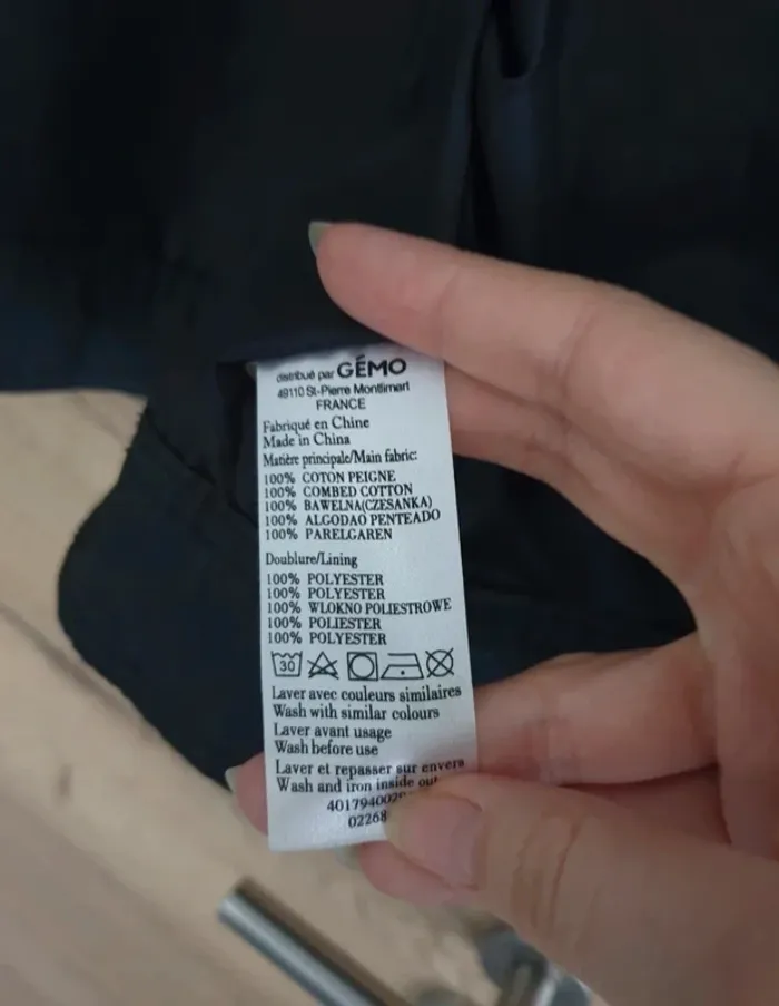 Veste homme noire Gémo - photo numéro 8