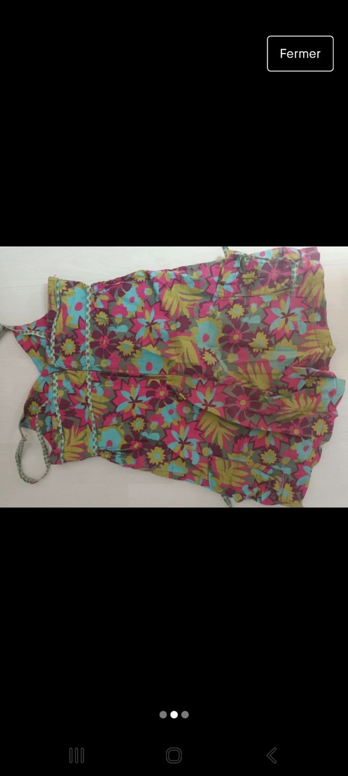 Combi short fleurie DPAM - photo numéro 2