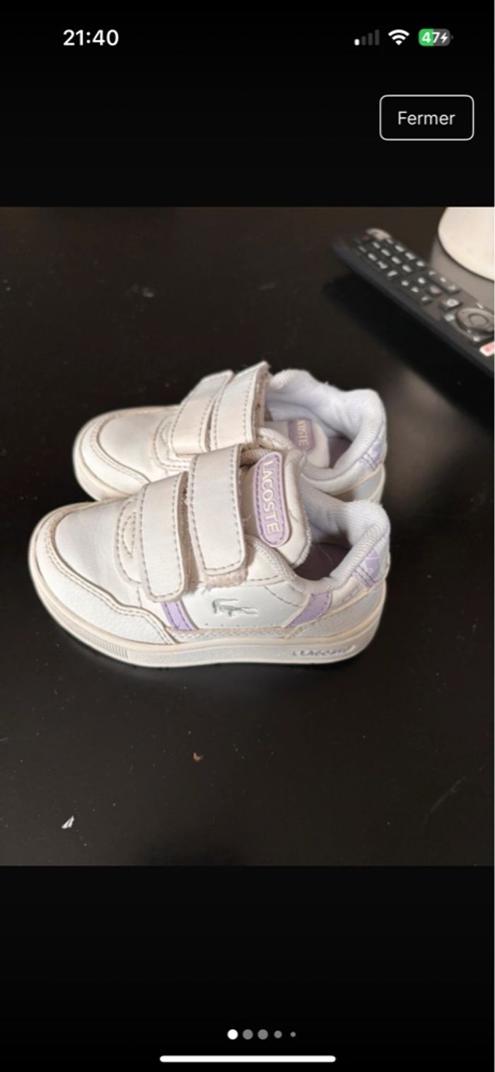 Basket Lacoste fille 🌸 - photo numéro 2