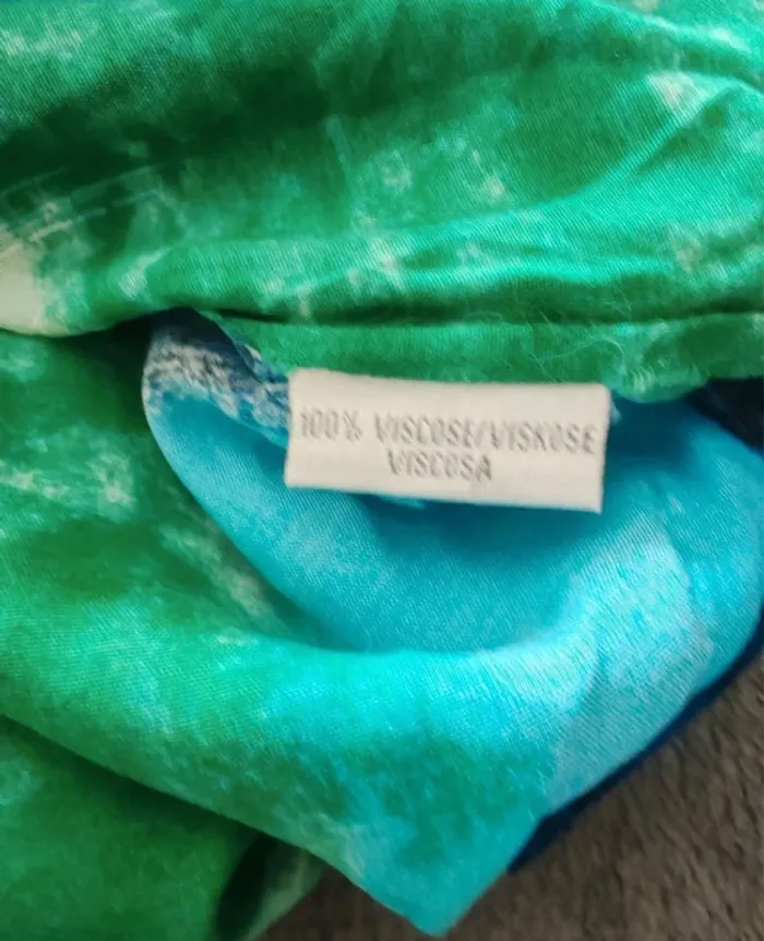 Chemisier fluide 100 % viscose – Imprimé aquarelle – Taille 48 - photo numéro 4