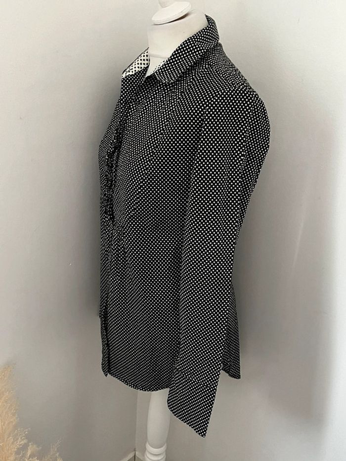 Chemisier à pois one step S comme neuf - photo numéro 4