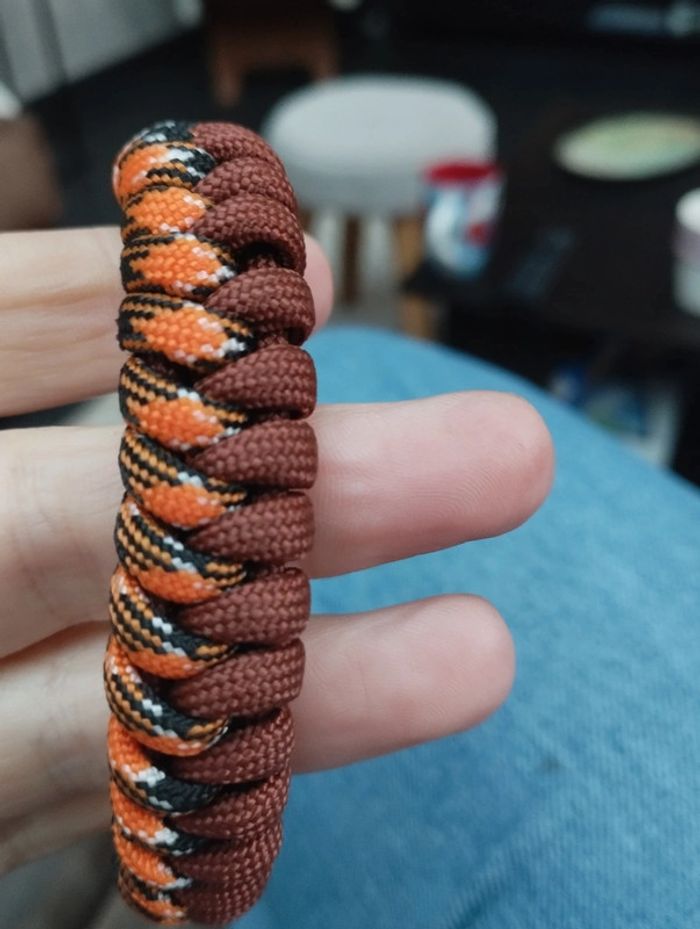 Bracelet en paracorde fait main homme - photo numéro 3