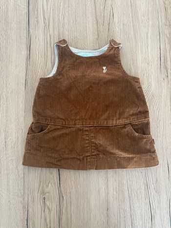 Robe en velours côtelé Obaïbi 3 mois 59 cm