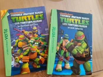 Lot de 2 livres tortues ninja