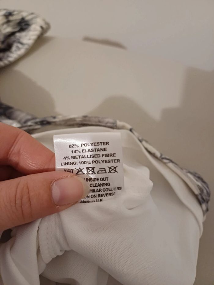 Robe moulante fleurie neuve Jane Norman taille XXS 32 - photo numéro 10