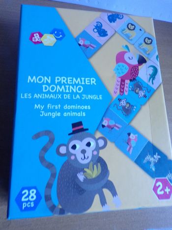 Jeu Mon premier Domino Les animaux de la jungle