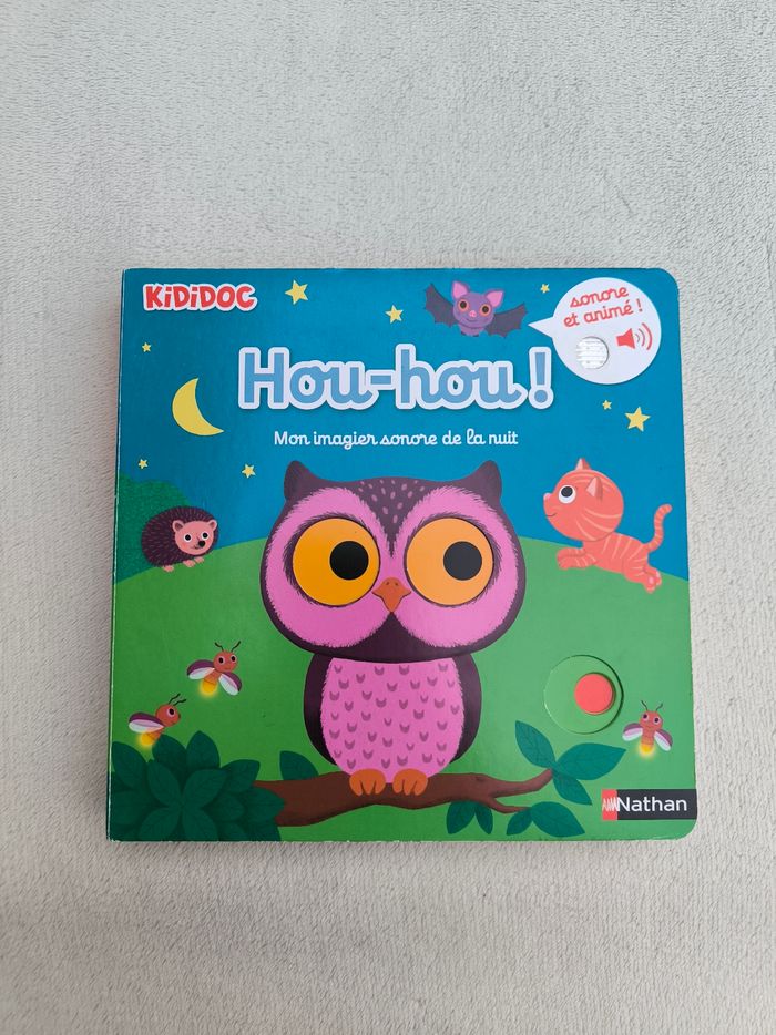 Livre sonore Kididoc Hou-Hou Nathan - photo numéro 2