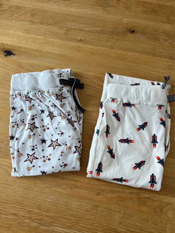 Lot de deux pantalons de pyjama TAO - photo numéro 2