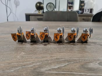 Figurines type lego 6 guerriers de stannis baratheon game of thrones seigneur des anneaux / hobbit
