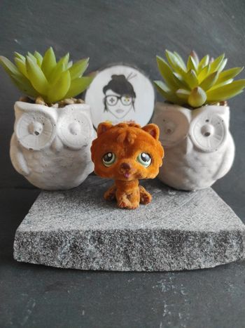 Littlest Petshop Pet Shop LPS chien chow chow hasbro 332 dog #geektradelpschien