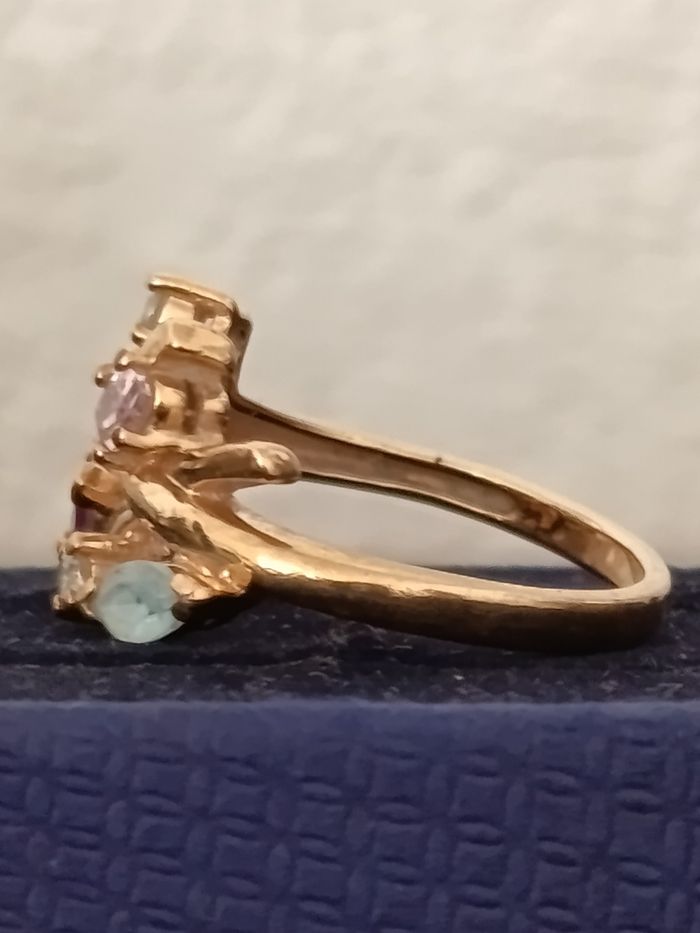 Bague plaqué or. - photo numéro 3