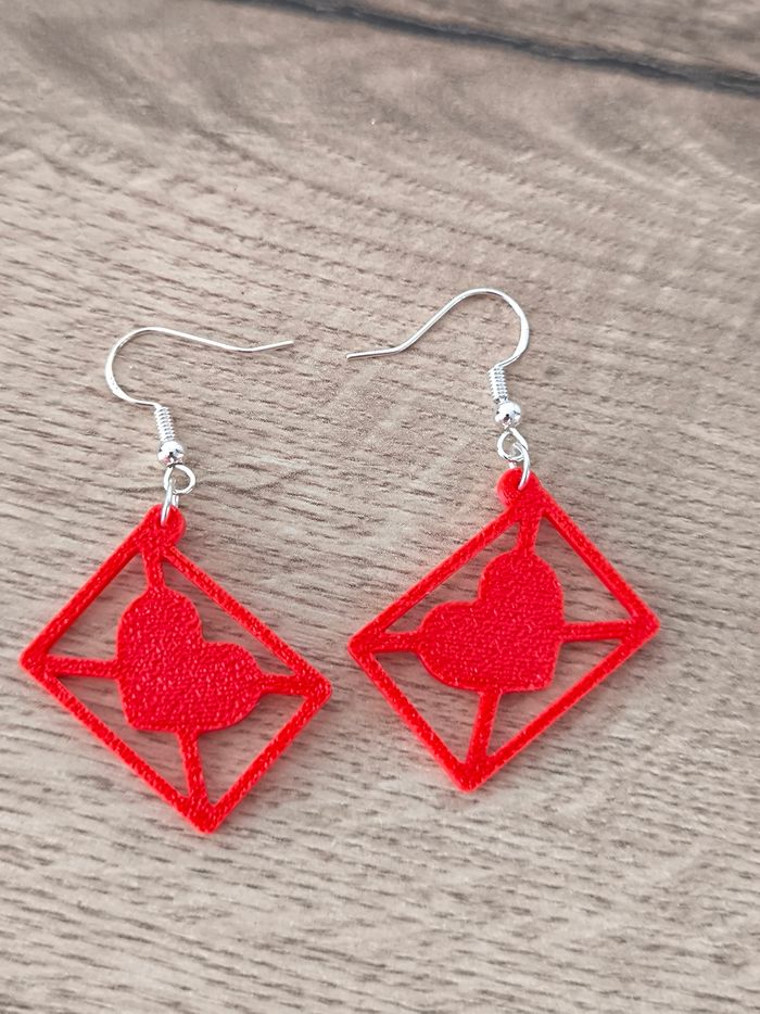 Boucles d'oreilles impression 3D - photo numéro 2