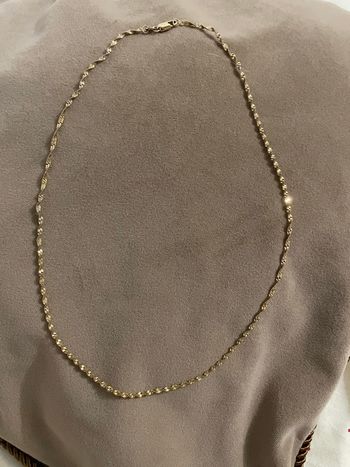 Collier torsadé plaqué or