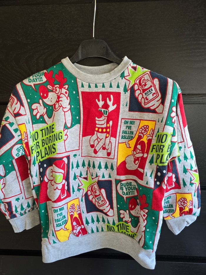 pull gris Noël Lefties