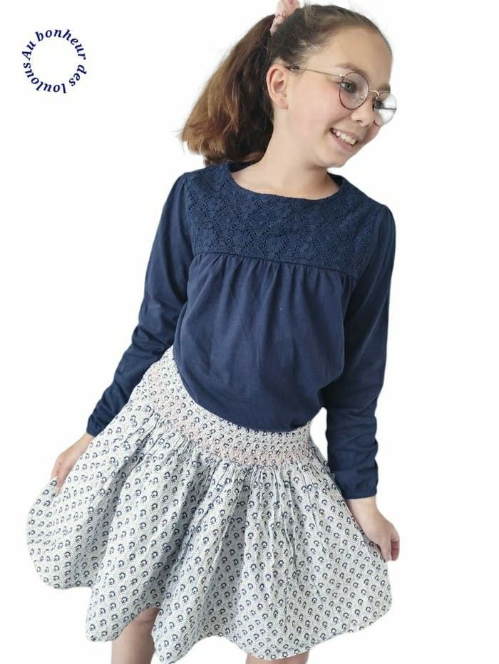 12 ans fille ensemble Teeshirt et jupe