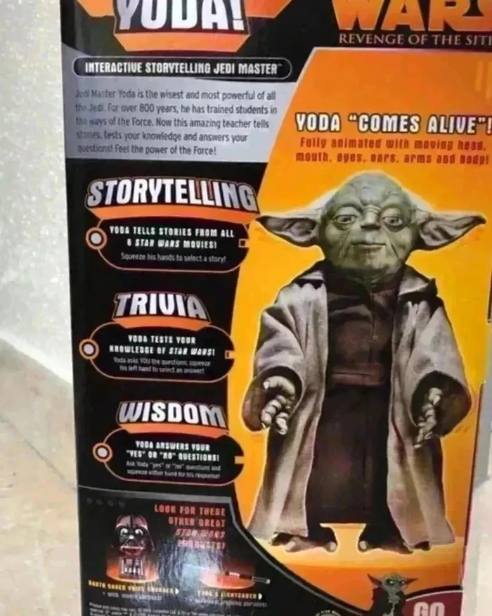 Figurine officielle YODA, star wars collector, articulée , animée - photo numéro 2