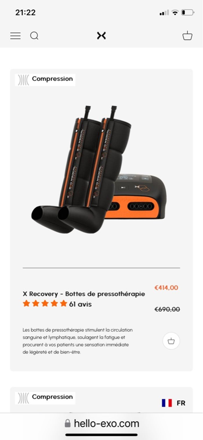 Appareil de pressotherapie neuf - photo numéro 3