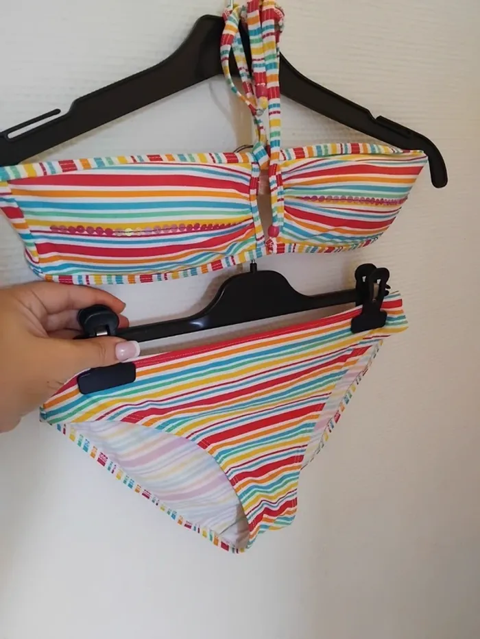 Maillot de bains deux pièces femme 40 - photo numéro 10