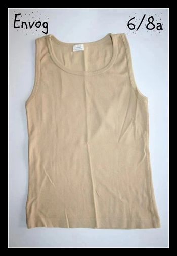 Maillot de corps sans manche beige Envog