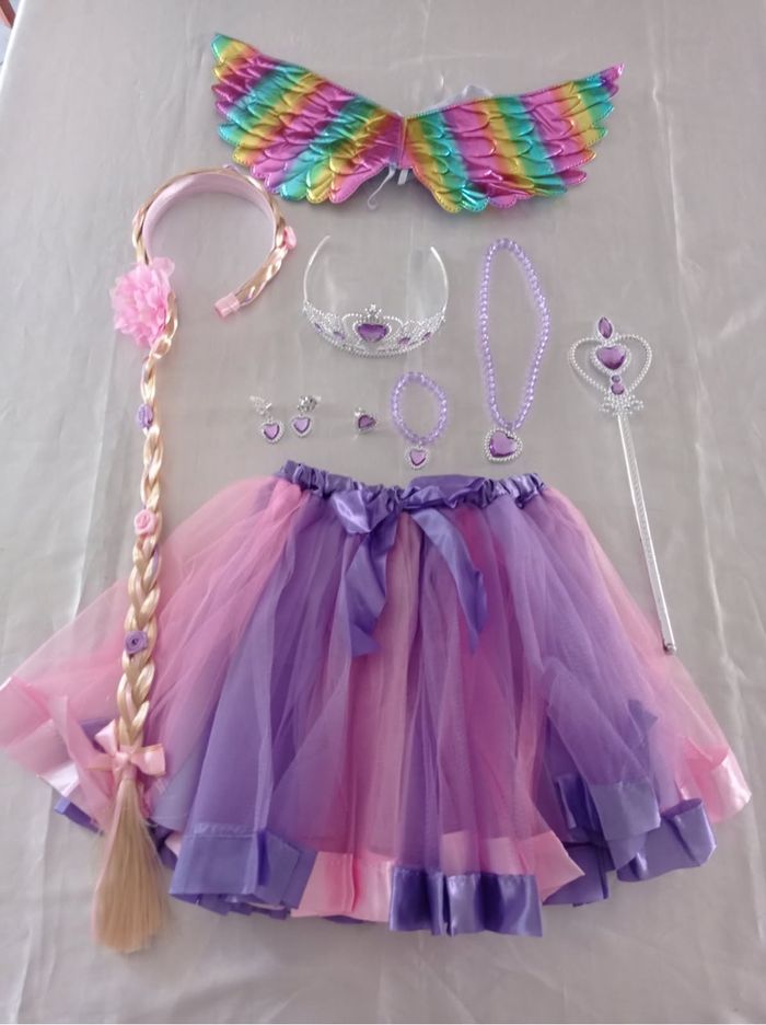 Deguisement ensemble aile et jupette 3-6ans - photo numéro 3