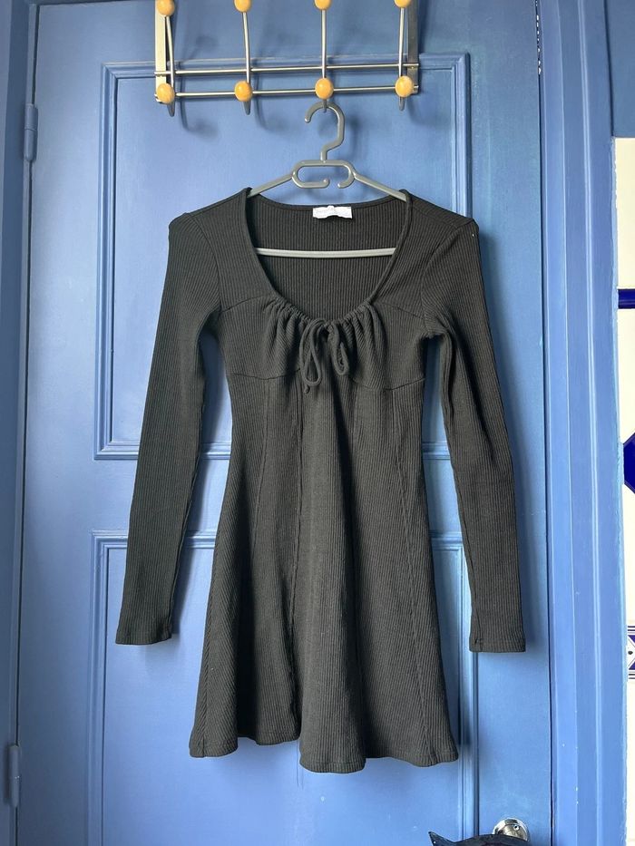 Robe manches longues noire