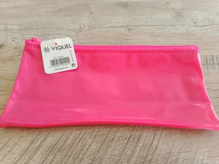 Trousse plastique viquel au choix bleu rose - photo numéro 2