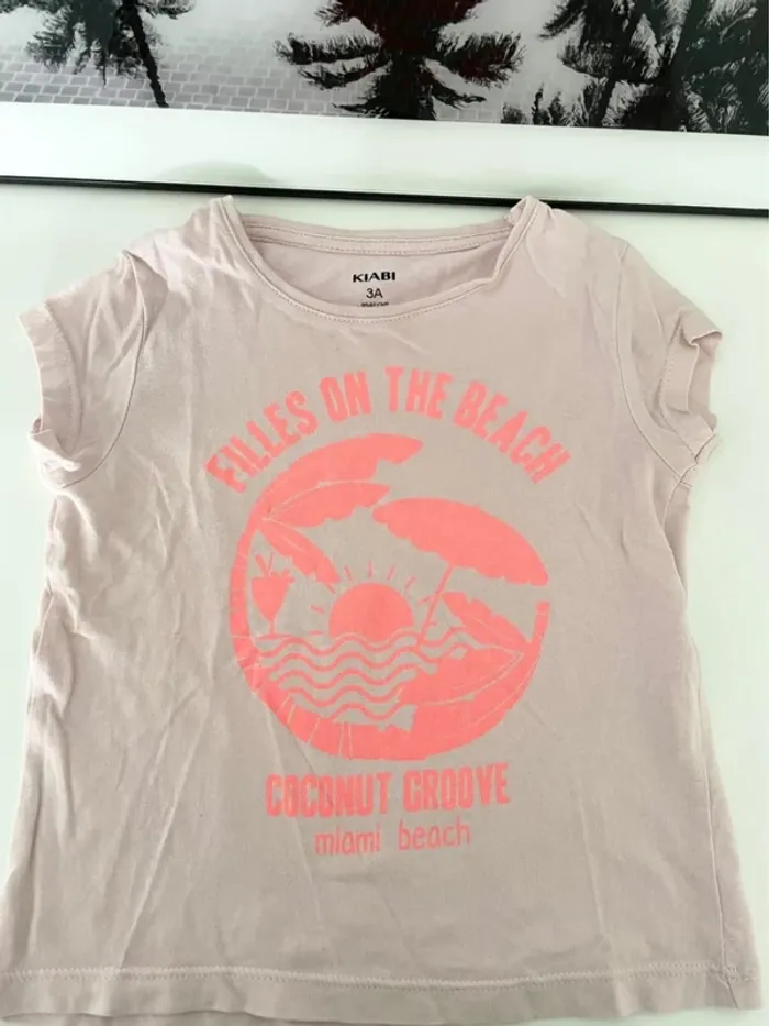 T-shirt rose Kiabi 3 ans