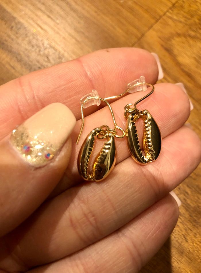 Parure dorée boucles d’oreilles + bracelet