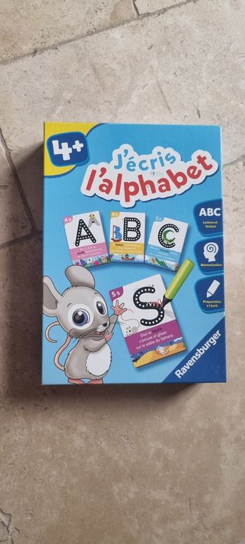 Jeu d'apprentissage d'écriture