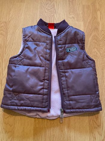 Doudoune sans manche 12 mois tex