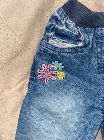 Pantalon jean fleur orchestra 12 mois