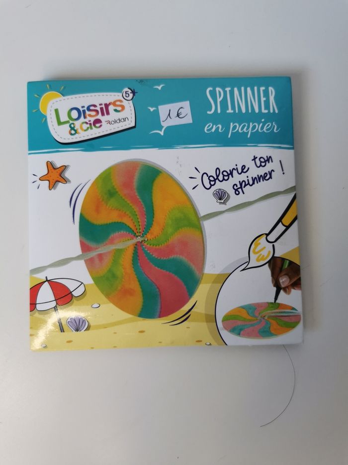 Spinner à colorier