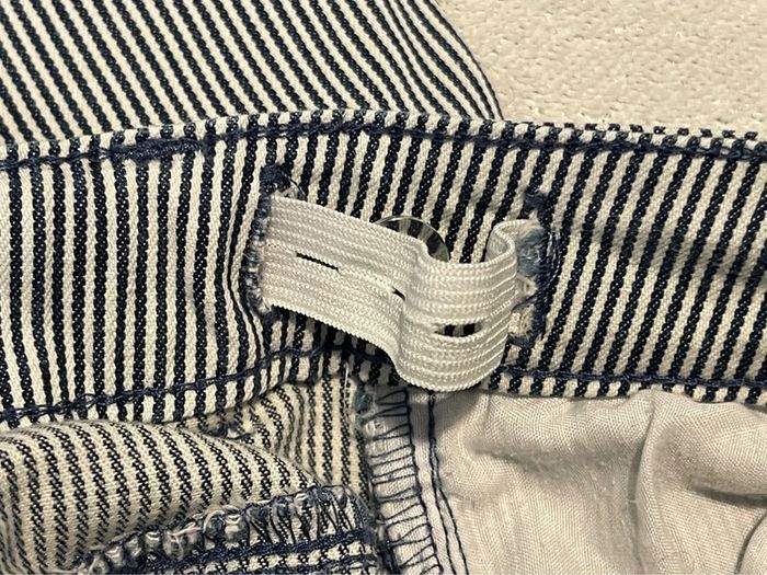 Jeans à rayures blanc et bleu - Orchetsra - 8 ans - photo numéro 5