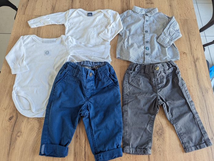 Lot vêtements bébé garçon 6 mois