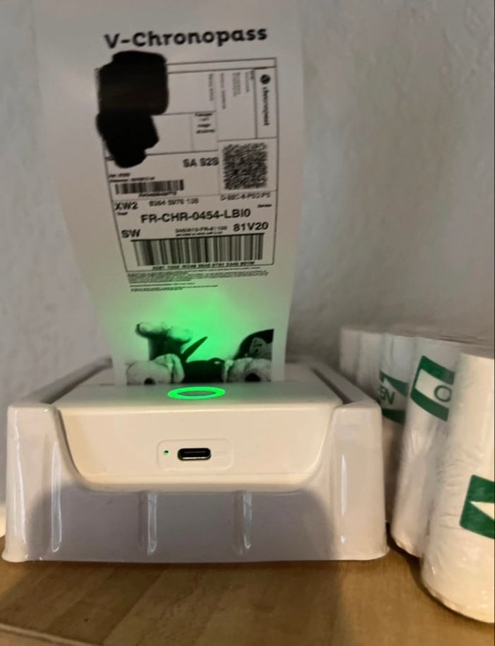 Mini imprimante thermique sans encre - photo numéro 4