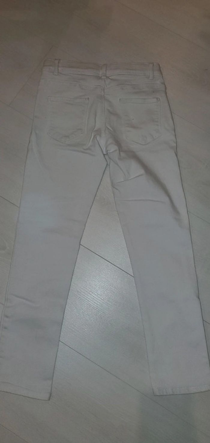 Pantalon blanc slim 8 ans - photo numéro 2