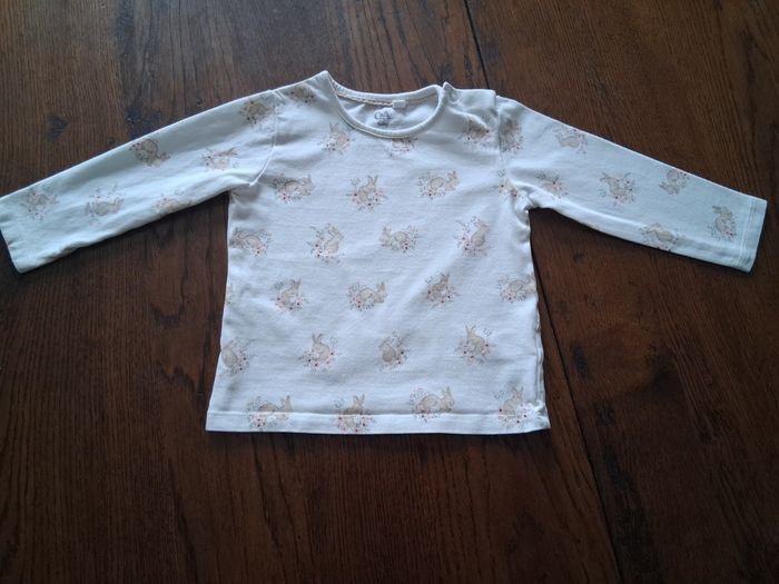 Ensemble 3 pièces pour bébé fille à motif lapins de marque C&A Baby - photo numéro 6