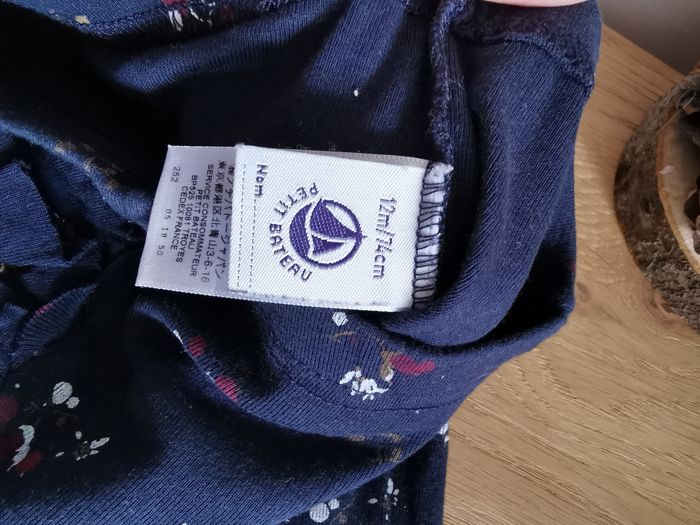 Lot de deux pantalon bébé fille 12mois petit bateau Tbe - photo numéro 5