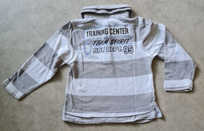 t-shirt chemise rayures polo garçon 3 ans - photo numéro 6