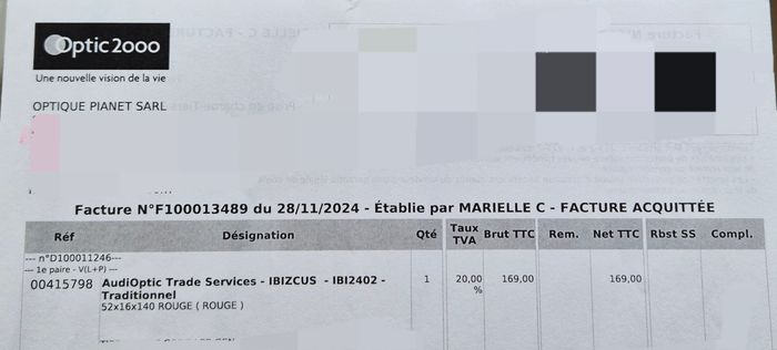 Lunette femme ibizcus  comme neuve - photo numéro 2