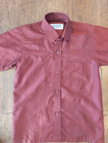 Chemisette bordeaux 6 ans 🐞