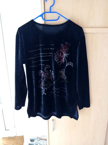 Tee shirt velours