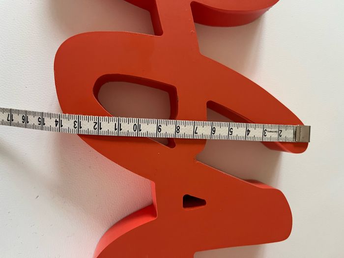 Décoration murale ou à poser Happy orange mandarine - photo numéro 9