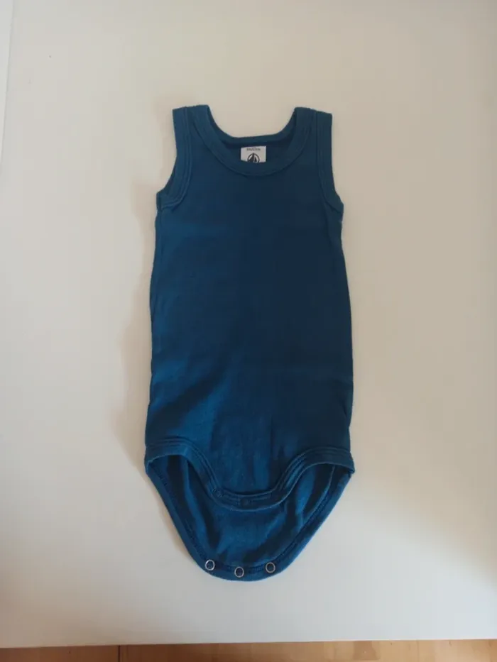 Body petit bateau bleu marine