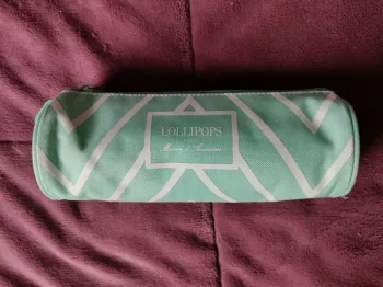 Trousse Lollipop bleu/vert d'eau/menthe