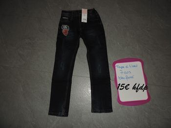 jeans tape à l'oeil taille 7 ans