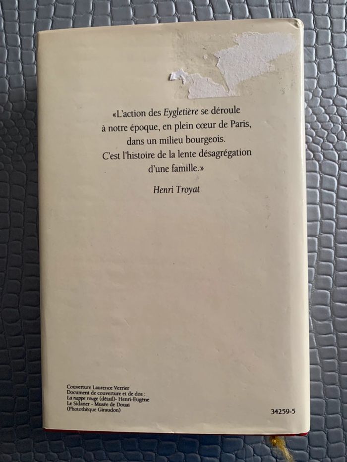 Livre : Les Eygletière d’Henri Troyat - photo numéro 2
