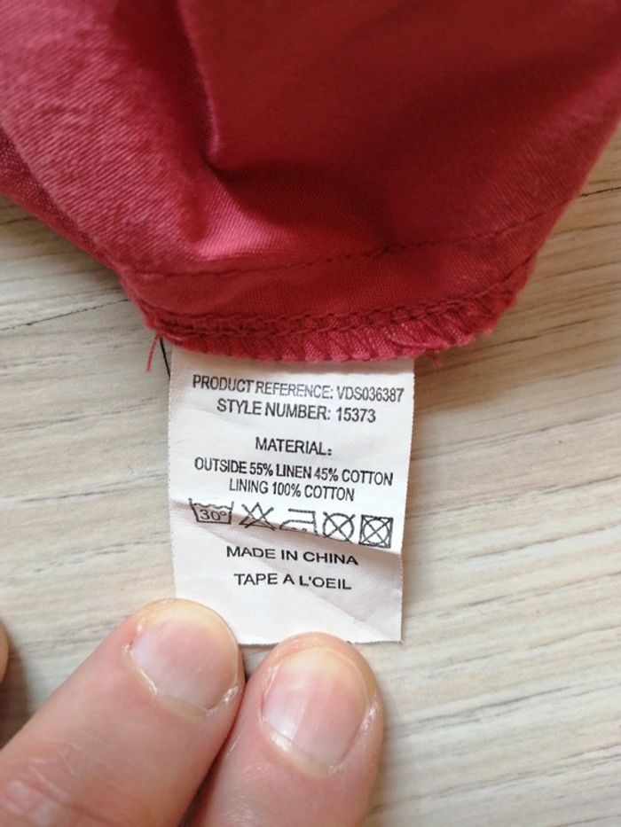 Robe coton + lin 18 mois - photo numéro 6