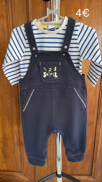 Ensemble salopette et pull 